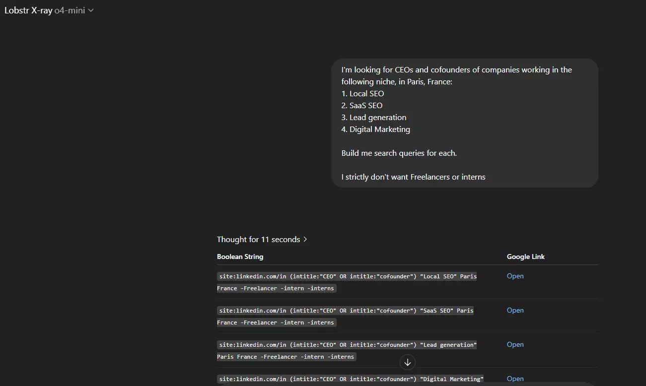 How to collect Google search results at scale with Lobstr.io - 2. Add tasks image17