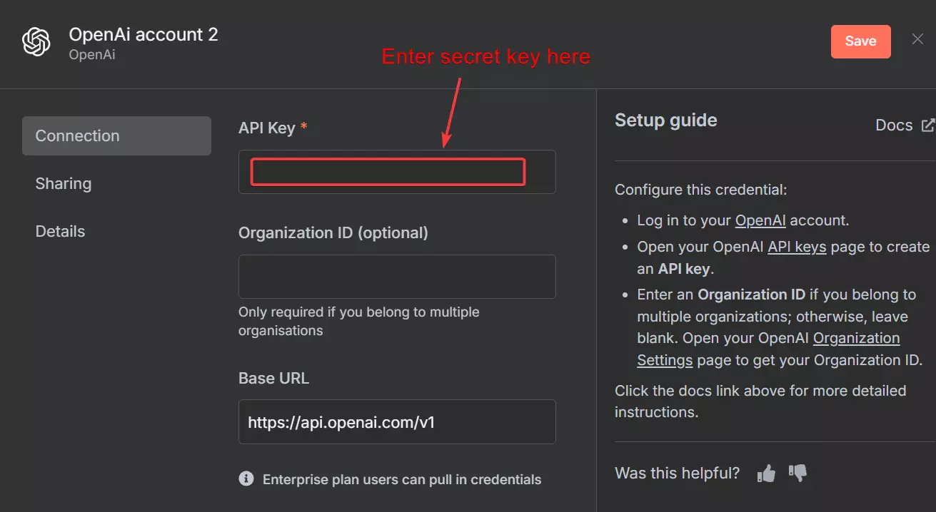 How to make a smart LinkedIn X-ray bot to automate the entire workflow? - 2. Set up credentials in n8n image31