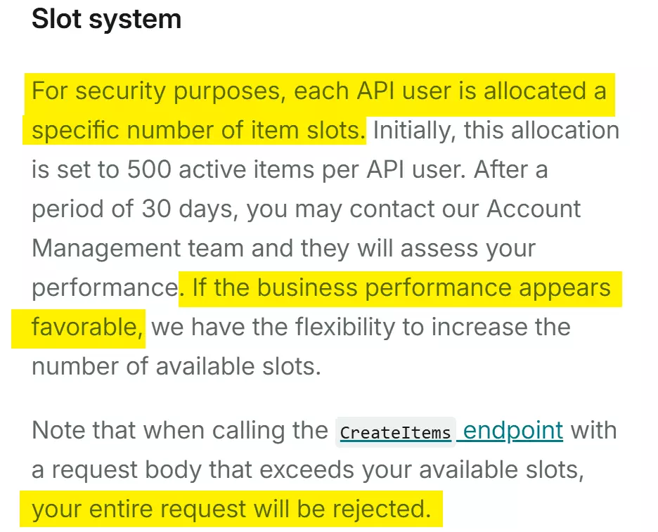 Does Vinted offer an official API? - What are the limitations of the official Vinted API? image9