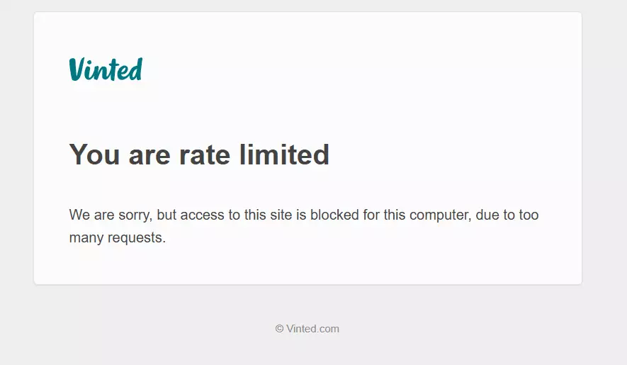 How to use Vinted’s internal API for data collection? - Problems with internal Vinted API